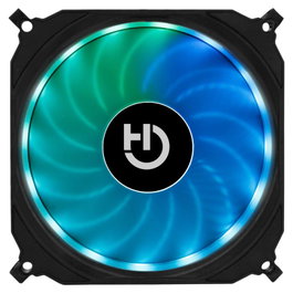 Hiditec Ventilador para PC N10 12cm ARGB - Ventilador de Torre con Iluminación RGB Direccionable